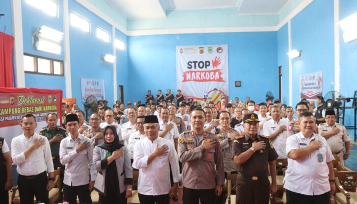 Polres Kuningan Launching Kampung Bebas Narkoba